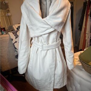 Charlotte Russe White Trench Coat